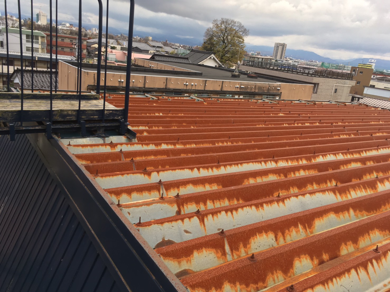 富山市折半屋根塗装工事はフッ素塗装を！ | 小川塗装